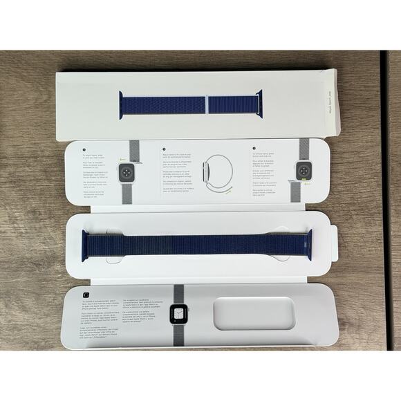 Original Sport Band for Apple Watch 44mm Abyss Navy Blue MJG23AM/A - Picture 1 of 6